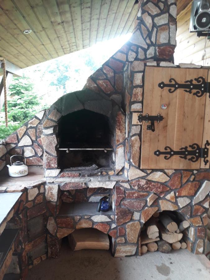 Jaskowa Chata Bieszczady Apartament Z Basenem Baligród Exteriör bild